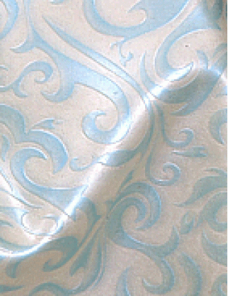 Struktur Latex Damas Blue on White